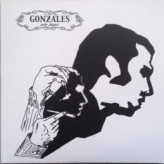 Gonzales : Solo Piano (LP, Album, RE, RP, Whi)