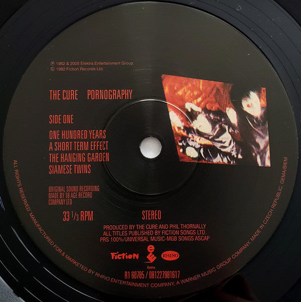 The Cure : Pornography (LP, Album, RE, RM, 180)