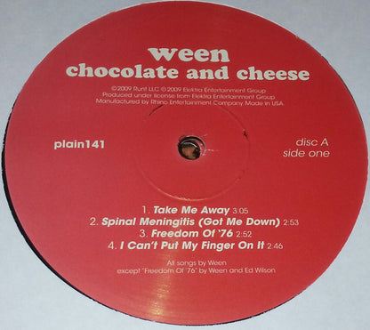 Ween : Chocolate And Cheese (2xLP, Album, RE, 180)