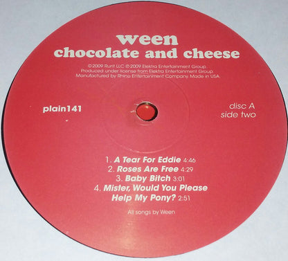 Ween : Chocolate And Cheese (2xLP, Album, RE, 180)