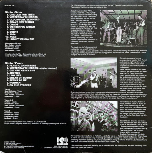 The 4 Skins* : The Best Of The 4 Skins (LP + 7" + Comp, RE)