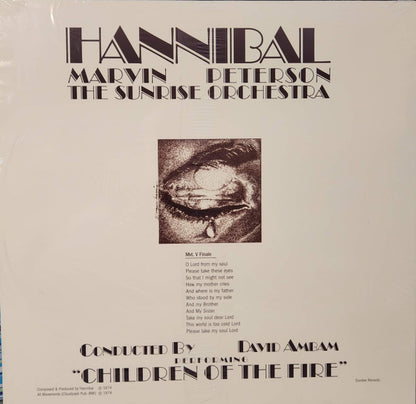 Hannibal Marvin Peterson & The Sunrise Orchestra , Conducted By  David Ambam* : Children Of The Fire (LP, Album, RE)