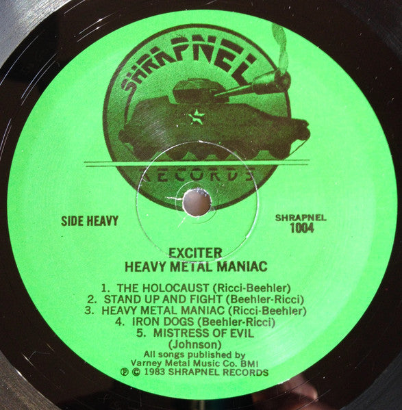 Exciter : Heavy Metal Maniac (LP, Album)