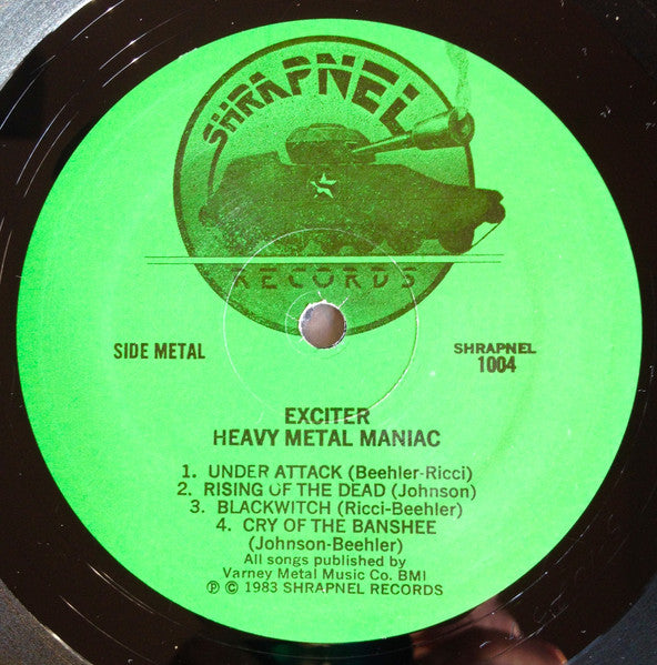 Exciter : Heavy Metal Maniac (LP, Album)