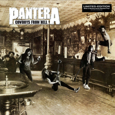 Pantera : Cowboys From Hell (LP, Album, Ltd, RE, Whi)