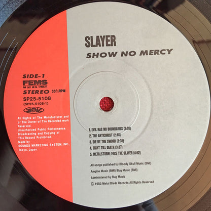 Slayer : Show No Mercy (LP, Album)