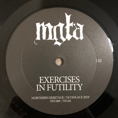 Mgła : Exercises In Futility (LP, Album, RE, RM)