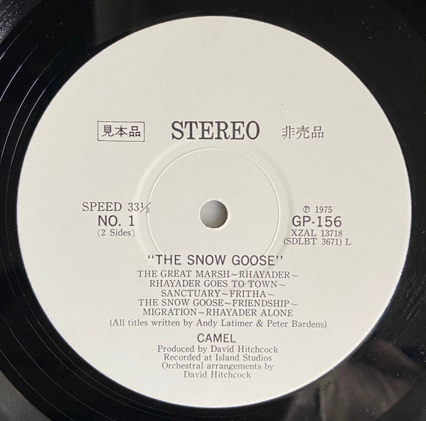 Camel : The Snow Goose (LP, Album, Promo)