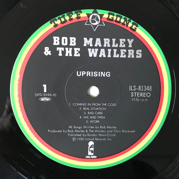 Bob Marley & The Wailers : Uprising (LP, Album)