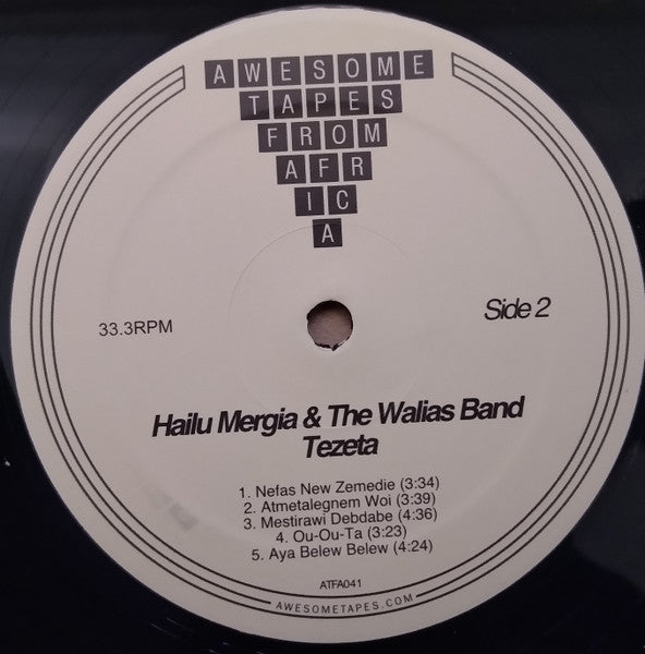 Hailu Mergia & The Walias Band* : Tezeta (LP, Album, RE)