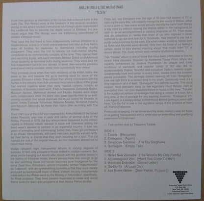 Hailu Mergia & The Walias Band* : Tezeta (LP, Album, RE)