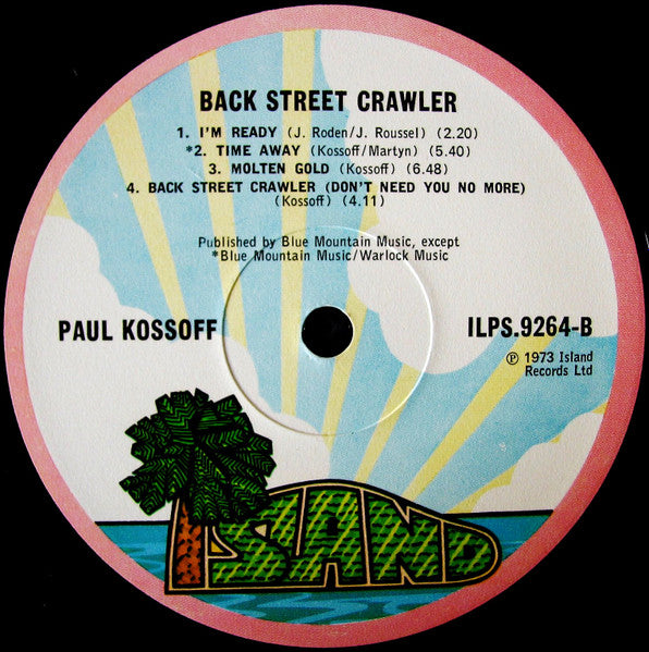 Kossoff* : Back Street Crawler (LP, Album)