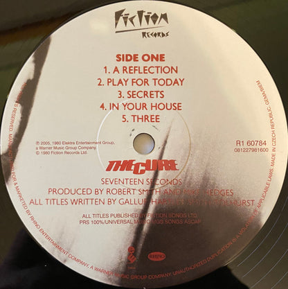The Cure : Seventeen Seconds (LP, Album, RE, RM, 180)