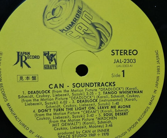 Can : Soundtracks (LP, Album, Promo, RE)