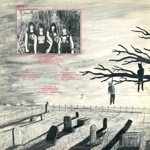 Intruder (2) : Live To Die (LP, Album, RP)