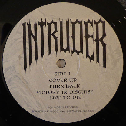 Intruder (2) : Live To Die (LP, Album, RP)