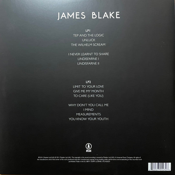 James Blake : James Blake (2xLP, Album, RE)