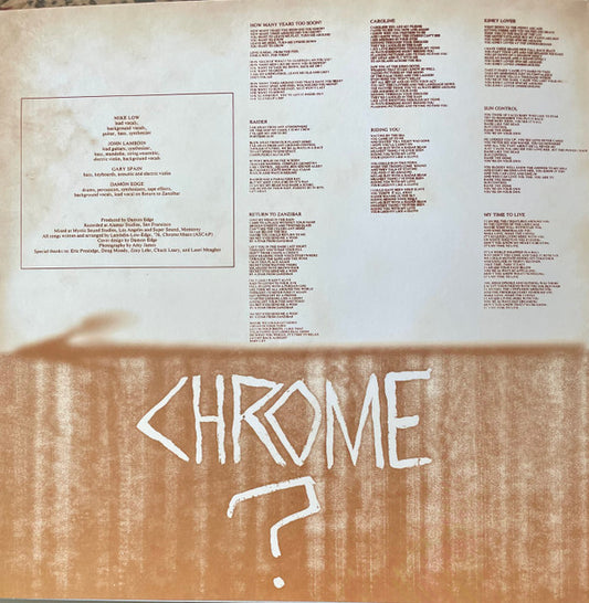 Chrome (8) : The Visitation (LP, Album, Ltd, RE, Sil)