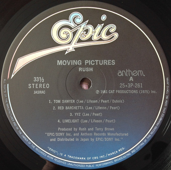Rush = ラッシュ* : Moving Pictures = ムービング・ピクチャーズ (LP, Album)