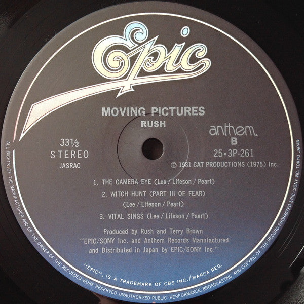 Rush = ラッシュ* : Moving Pictures = ムービング・ピクチャーズ (LP, Album)