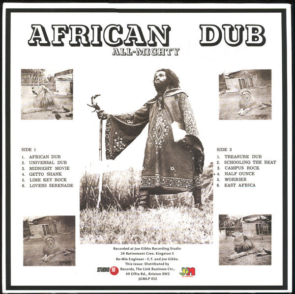 Joe Gibbs & The Professionals : African Dub All-Mighty - Chapter One (LP, Album, RE)