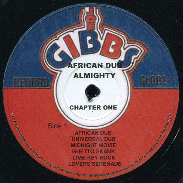 Joe Gibbs & The Professionals : African Dub All-Mighty - Chapter One (LP, Album, RE)