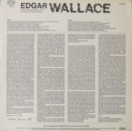 Peter Thomas und Martin Böttcher : Edgar Wallace (Original Filmmusik) (LP, Album, Comp)