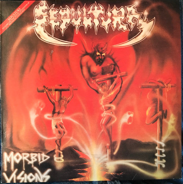 Sepultura : Morbid Visions / Bestial Devastation (LP, Comp)