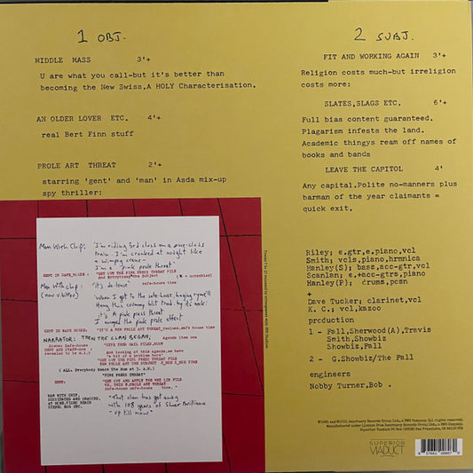 The Fall : Slates (LP, MiniAlbum, RE)