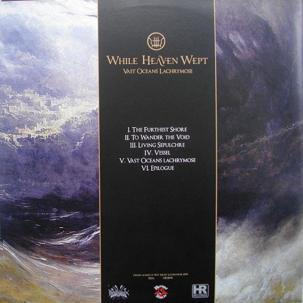 While Heaven Wept : Vast Oceans Lachrymose (2xLP, Album, Ltd, RP)