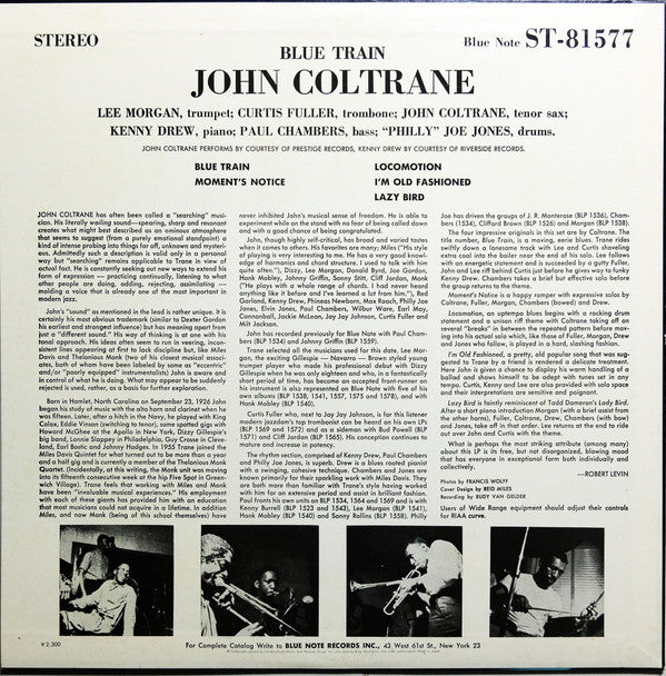 John Coltrane : Blue Train (LP, Album)