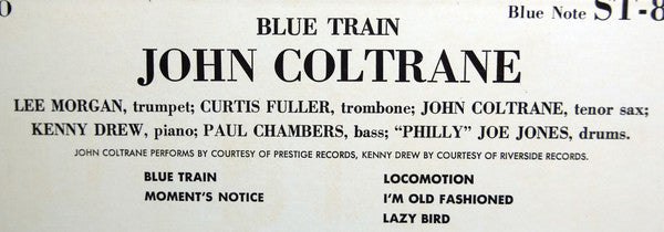 John Coltrane : Blue Train (LP, Album)