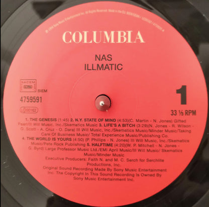 Nas : Illmatic (LP, Album, RE)