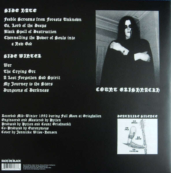 Burzum : Burzum (LP, Album, RE)