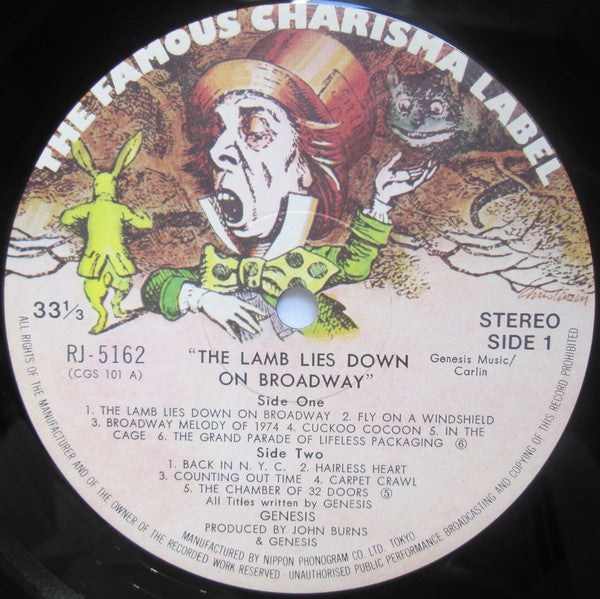 Genesis : The Lamb Lies Down On Broadway (2xLP, Album)