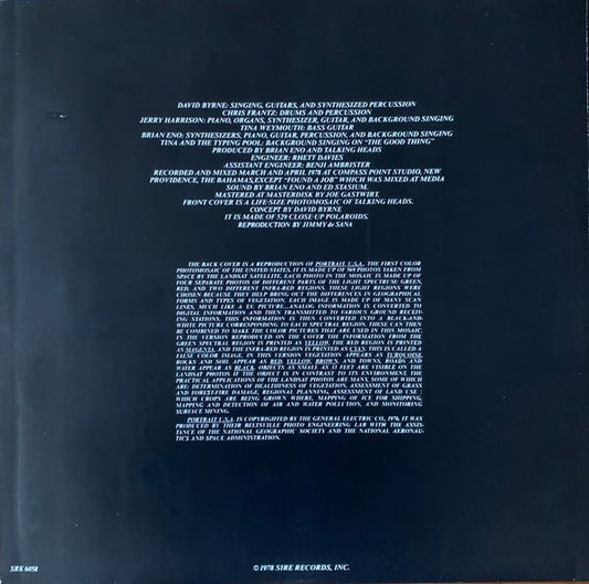 Talking Heads : More Songs About Buildings And Food (LP, Album)