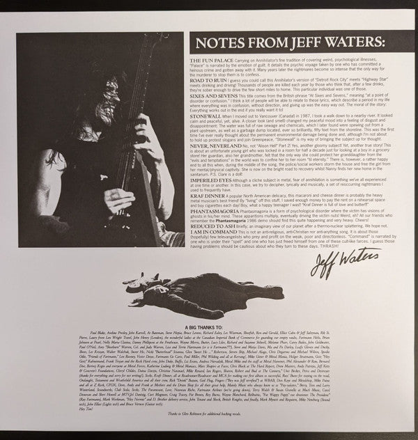 Annihilator (2) : Never, Neverland (LP, Album, RE, 180)