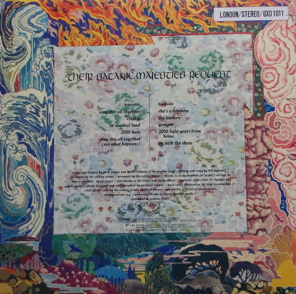 The Rolling Stones : Their Satanic Majesties Request (LP, Album, RE)