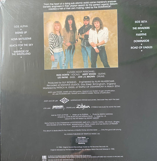 Cloven Hoof : Dominator (LP, Album, Ltd, RE, Sil)