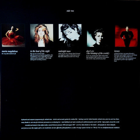 Sandra : Ten On One (The Singles) (LP, Comp, Promo)