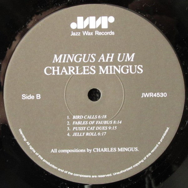 Charles Mingus : Mingus Ah Um (LP, Album, Ltd, RE, RM, 180)