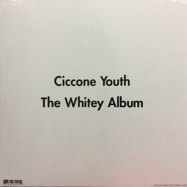 Ciccone Youth : The Whitey Album (LP, Album, RE, RM, RP)
