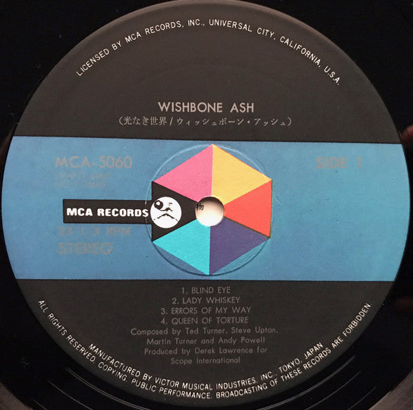 Wishbone Ash = ウィッシュボーン・アッシュ* : Wishbone Ash = 光なき世界 (LP, Album, RE, Non)