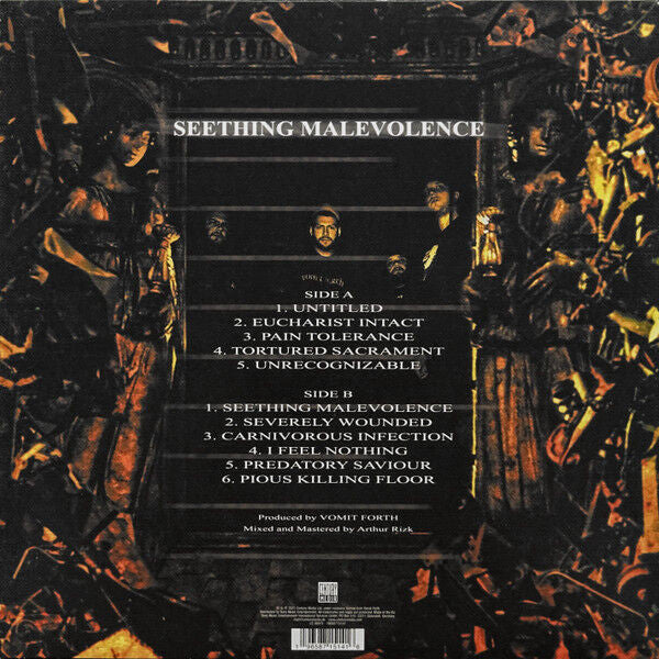 Vomit Forth : Seething Malevolence (LP, Album, 180)