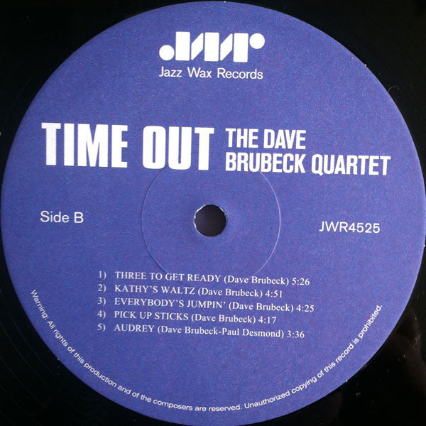 The Dave Brubeck Quartet : Time Out (LP, Album, Ltd, RE, RM, 180)