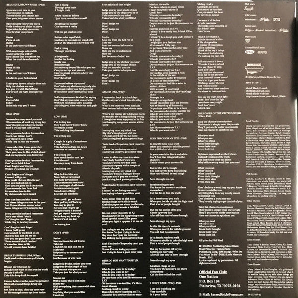 Sacred Reich : Heal (LP, Album)