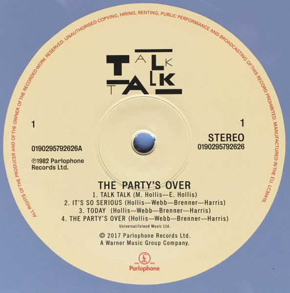 Talk Talk : The Party's Over (LP, Album, Ltd, RE, Gre)