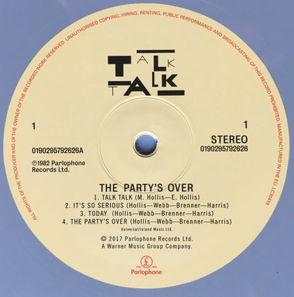 Talk Talk : The Party's Over (LP, Album, Ltd, RE, Gre)