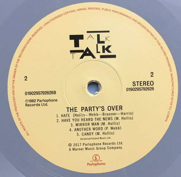 Talk Talk : The Party's Over (LP, Album, Ltd, RE, Gre)