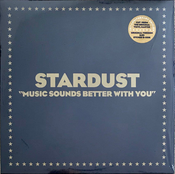 Stardust : Music Sounds Better With You (12", S/Sided, Single, Etch, RE, MPO)